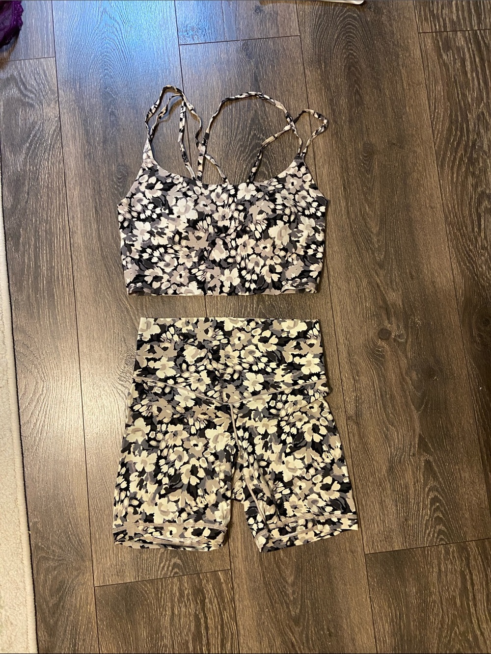 Aerie floral work out set